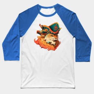 cat pirate Baseball T-Shirt